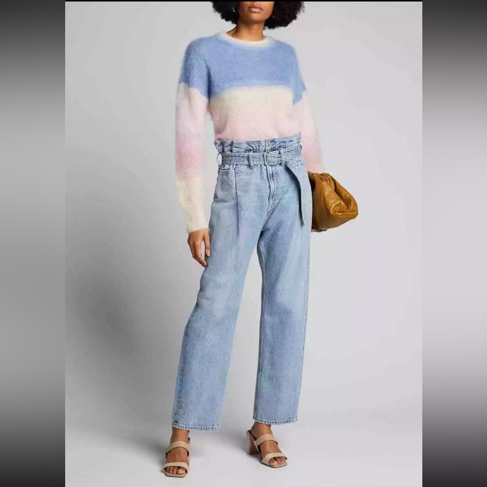 AGOLDE Reworked 90’S Ultra High Rise Belted Jean - Picture 1 of 10